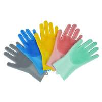 Non-stick silicone rubber dishwashing scrub Multipurpose Reusable Durable silicone cleaning household brush